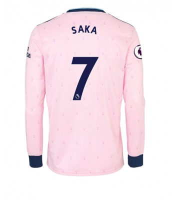 Arsenal Bukayo Saka #7 Tredjedrakt 2022-23 Langermet